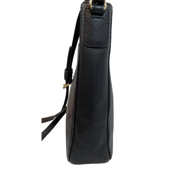 Michael Kors Medium Saffiano Leather Zip Tote Bag Black Pockets in & out - Picture 6 of 15